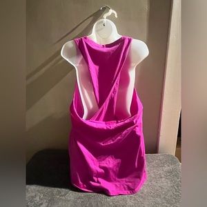Fabletics Fushia 1XL twist back tank top